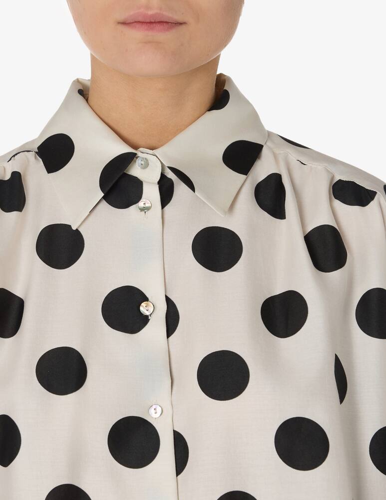 rinascente iBlues Classic polka dot shirt