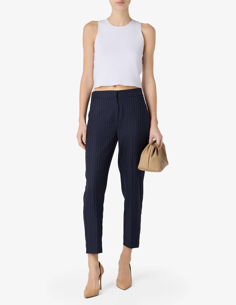 iBlues Pinstripe twill trousers - picture 2 iBlues Pinstripe twill trousers - picture 2
