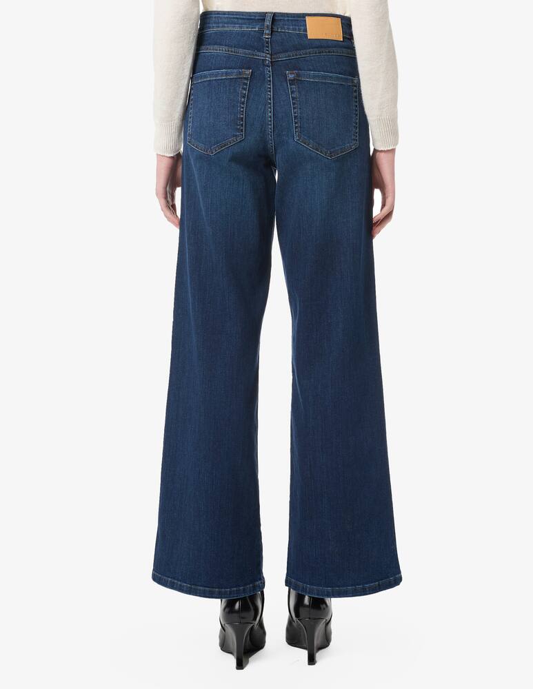 rinascente iBlues Nina palazzo denim trousers