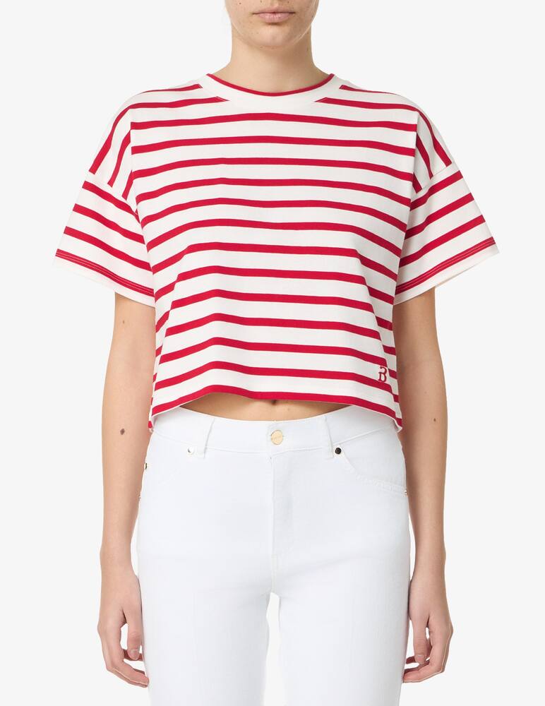 iBlues T-shirt boxy a righe Avana - immagine 1 iBlues T-shirt boxy a righe Avana - immagine 1