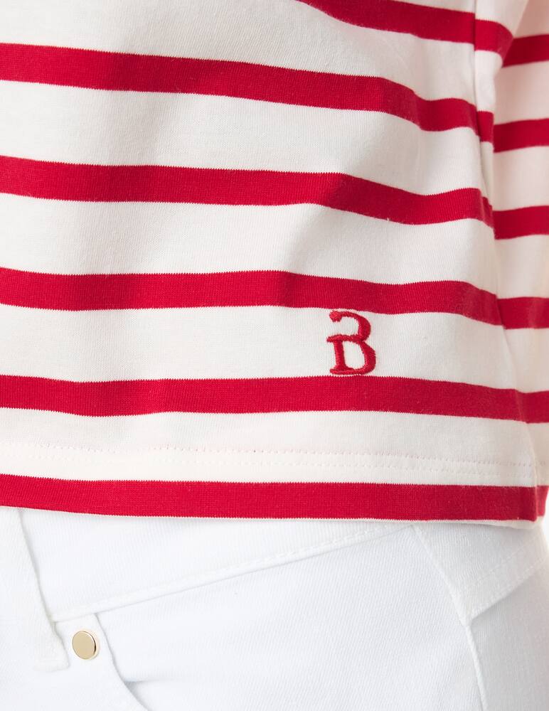 rinascente iBlues T-shirt boxy a righe Avana