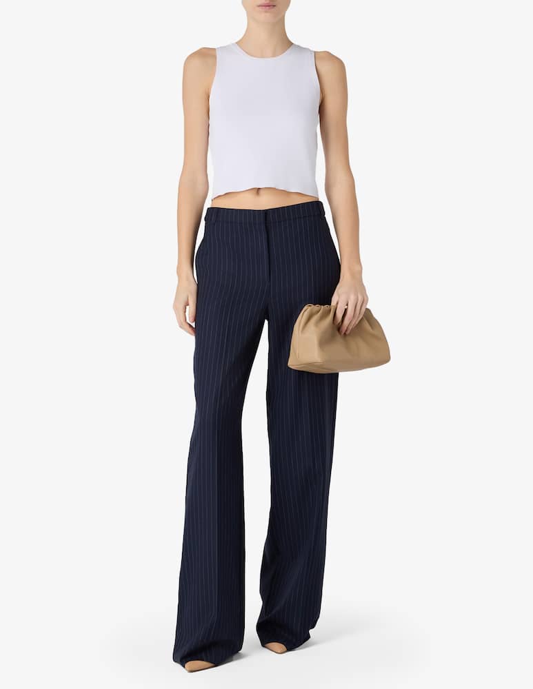 rinascente iBlues Palazzo pinstripe trousers