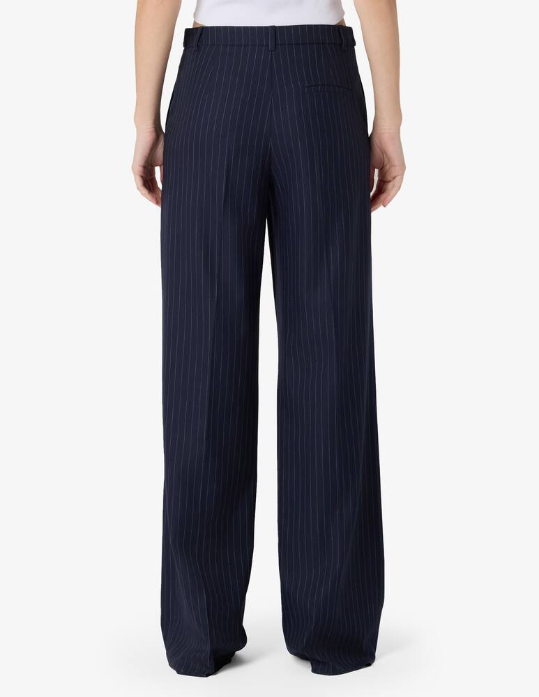 rinascente iBlues Palazzo pinstripe trousers