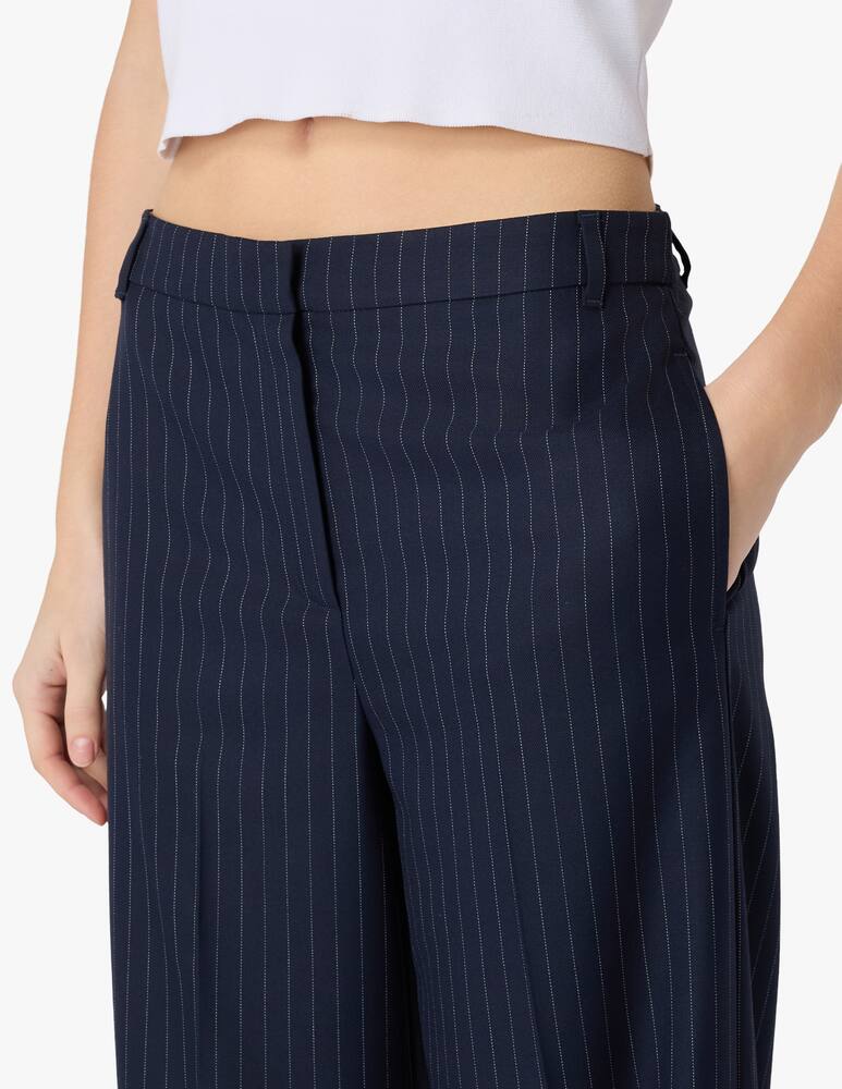rinascente iBlues Palazzo pinstripe trousers
