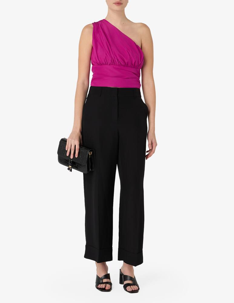 PENNYBLACK Uranio taffeta one-shoulder top - picture 2