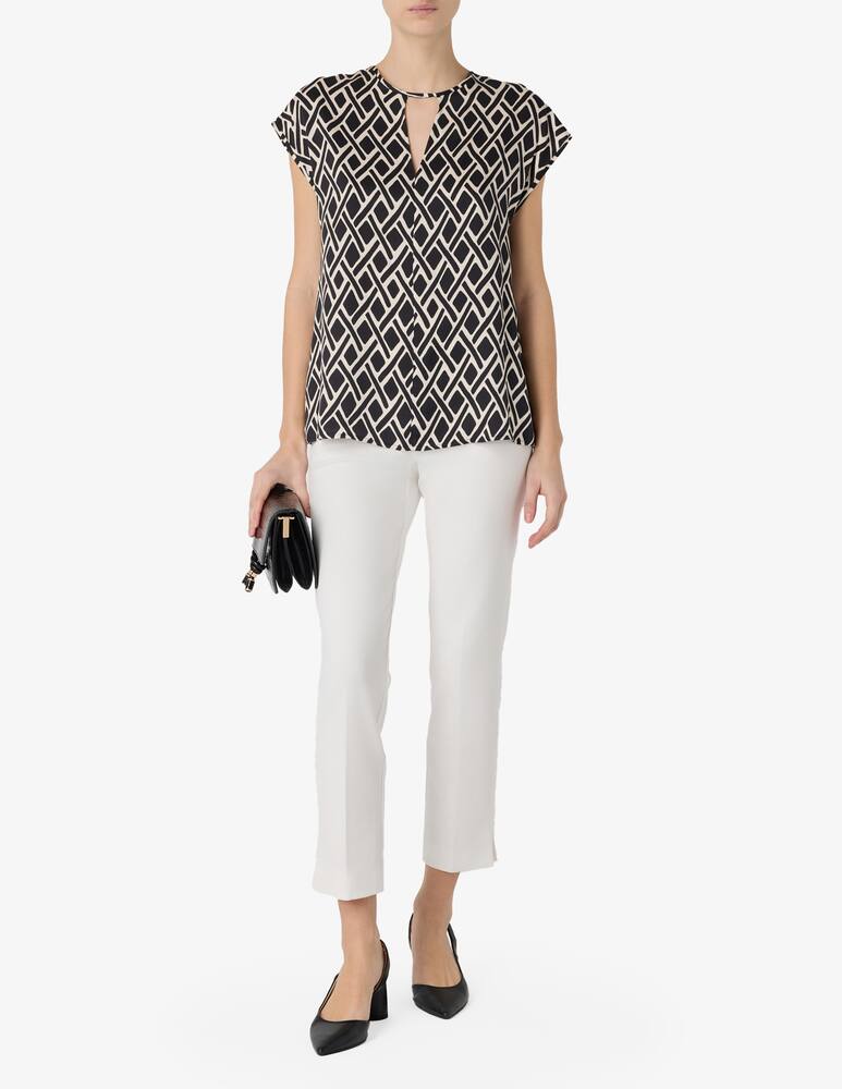 rinascente PENNYBLACK Geometric print blouse