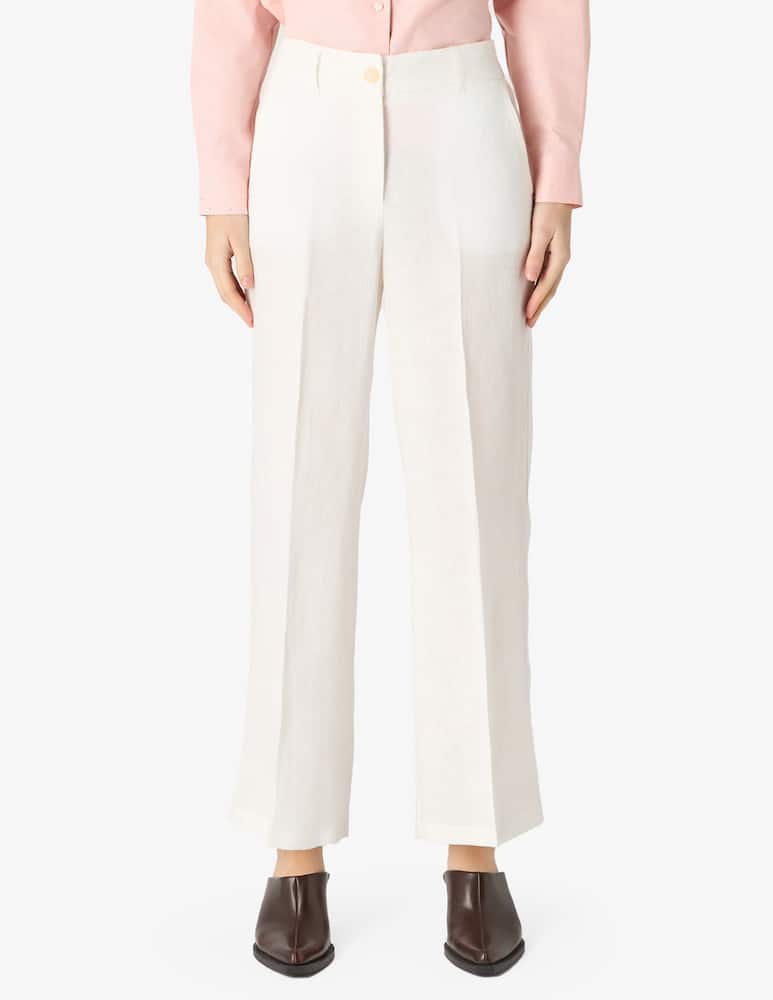 PENNYBLACK Pantaloni cropped lino Zuara - immagine 1 PENNYBLACK Pantaloni cropped lino Zuara - immagine 1