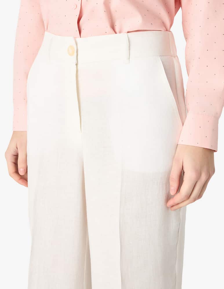 PENNYBLACK Pantaloni cropped lino Zuara - immagine 4 PENNYBLACK Pantaloni cropped lino Zuara - immagine 4