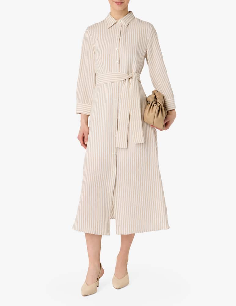 PENNYBLACK Stoma striped linen chemisier - picture 2 PENNYBLACK Stoma striped linen chemisier - picture 2