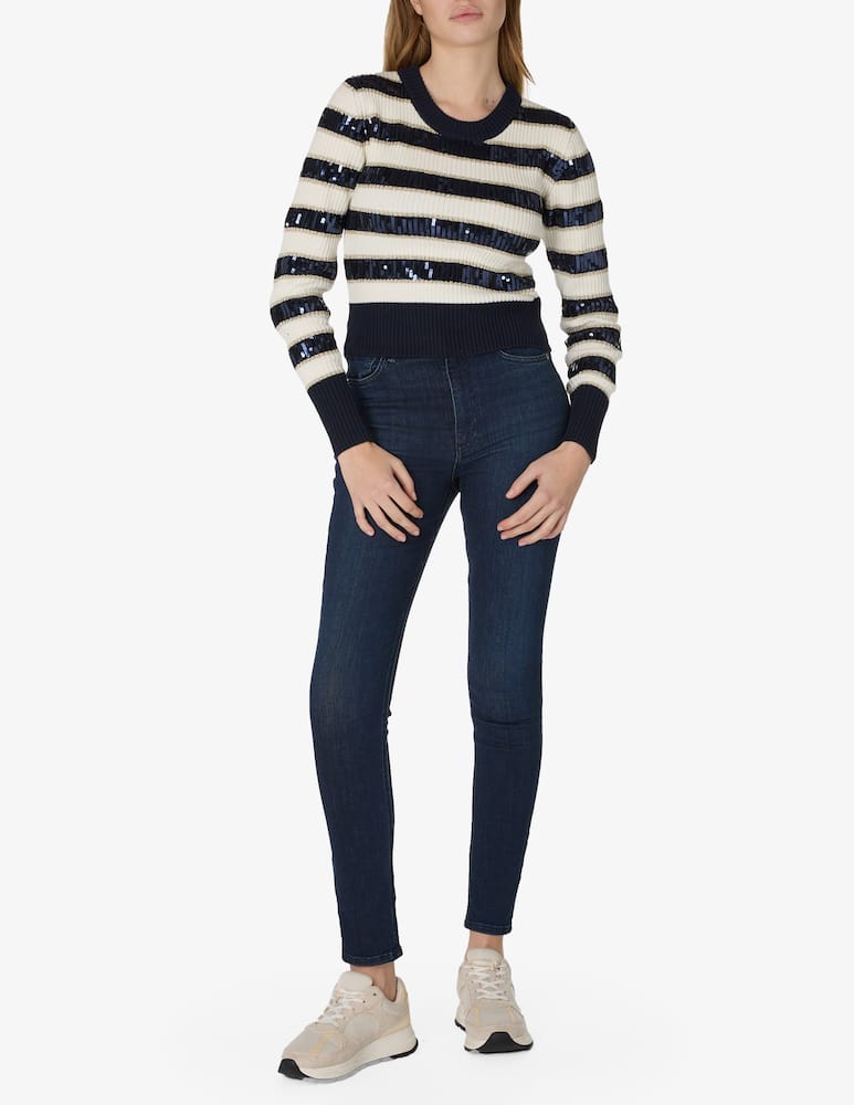 rinascente PENNYBLACK Maglia rigata paillettes Tina