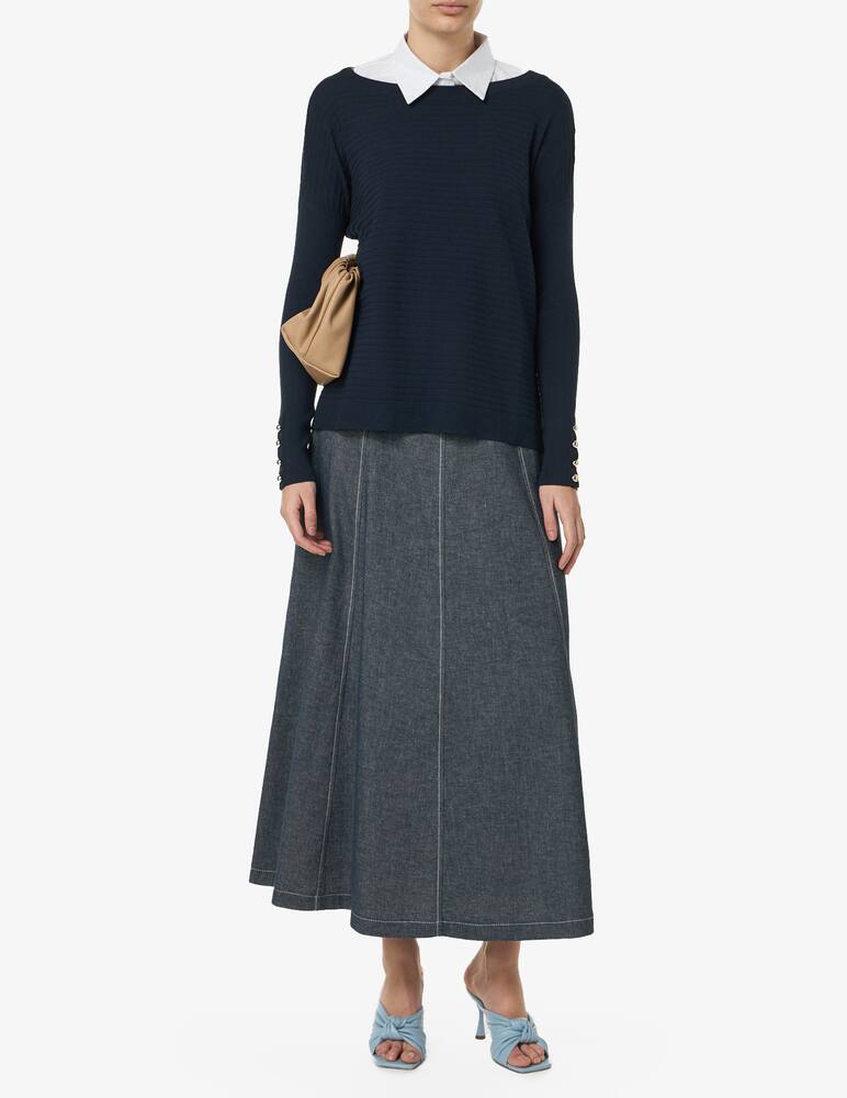 rinascente PENNYBLACK Ribbed long-sleeve jumper