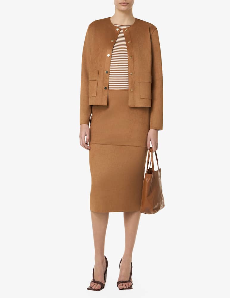 rinascente PENNYBLACK Farea ecosuede skirt