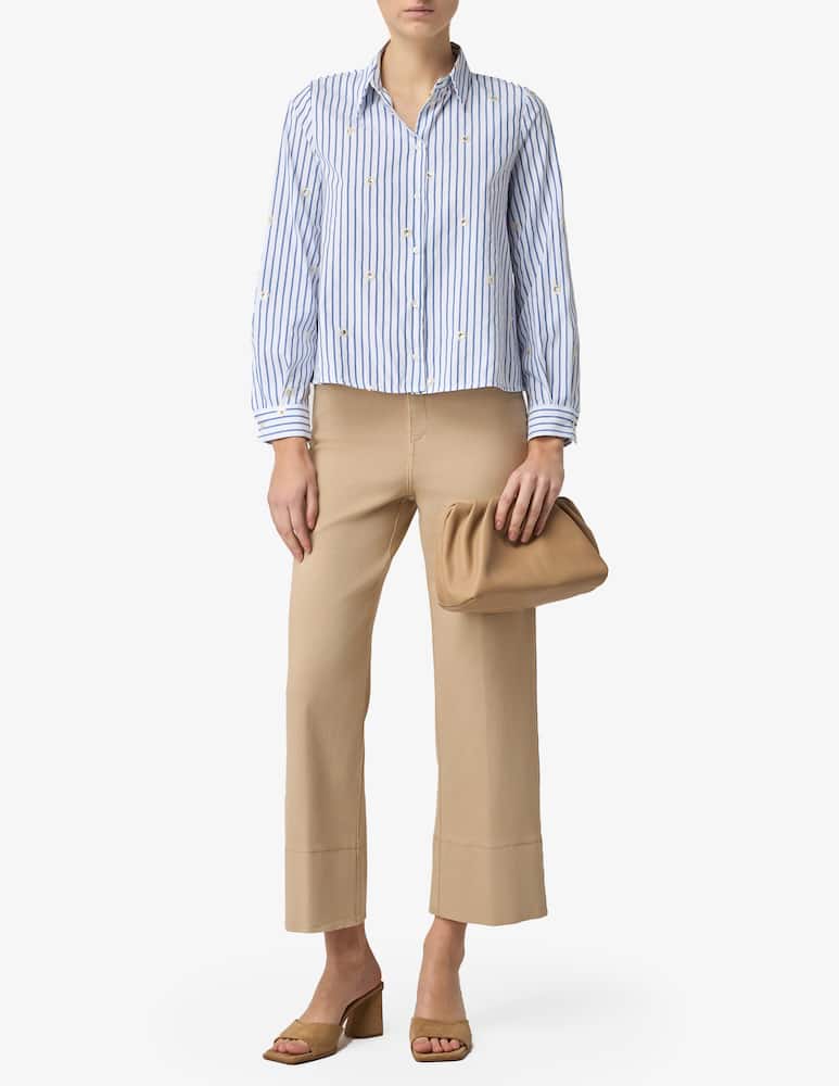 rinascente EMME Camicia boxy con fiori paillettes