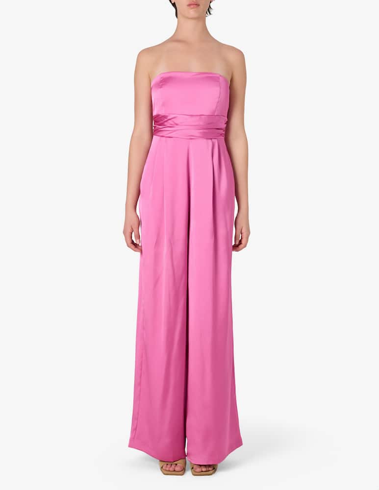EMME Camille satin jumpsuit - picture 1 EMME Camille satin jumpsuit - picture 1