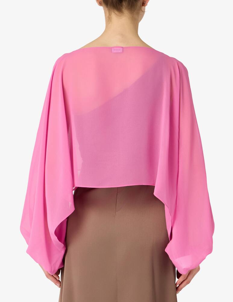 rinascente EMME Bianca georgette cover-up