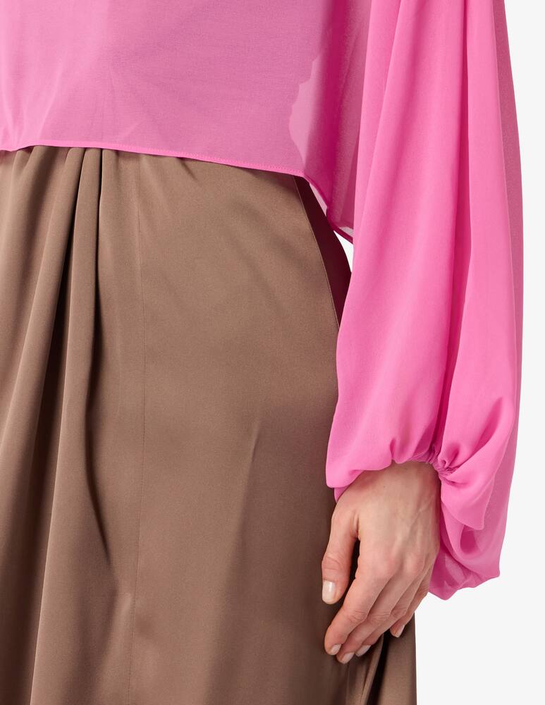 rinascente EMME Bianca georgette cover-up