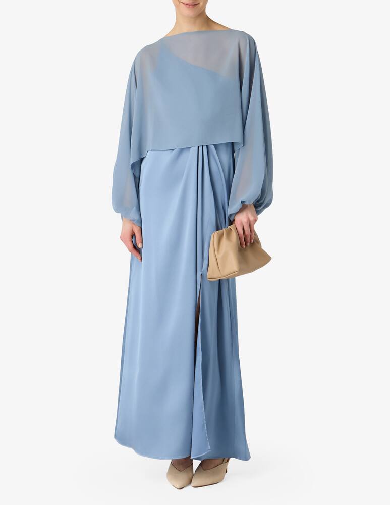 rinascente EMME Bianca georgette cover-up