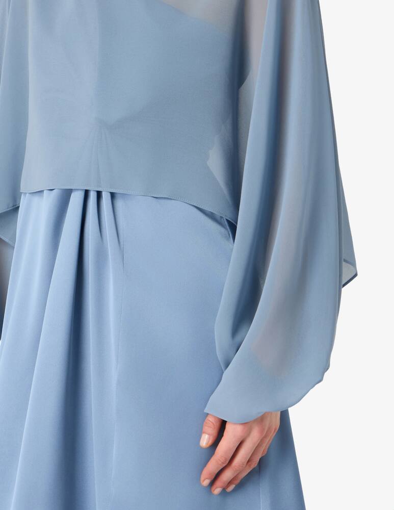 rinascente EMME Bianca georgette cover-up