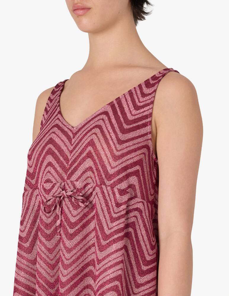 rinascente Marella Abito lungo chevron lurex