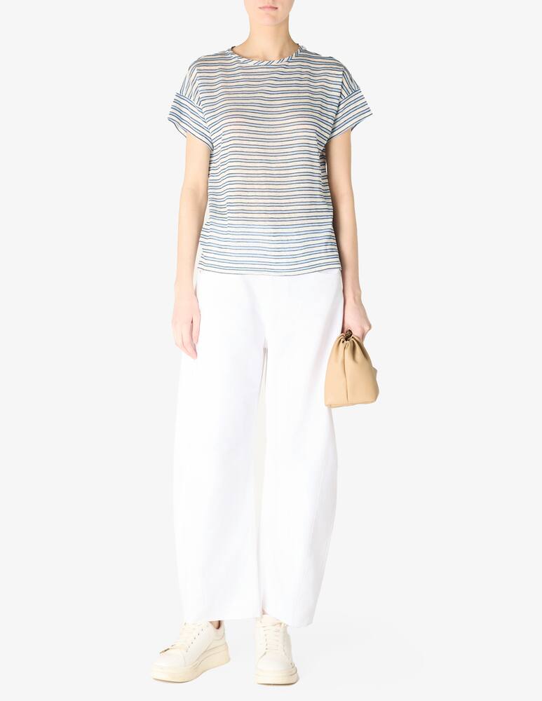 iBlues Maglia in lino a righe Muta - immagine 2 iBlues Maglia in lino a righe Muta - immagine 2
