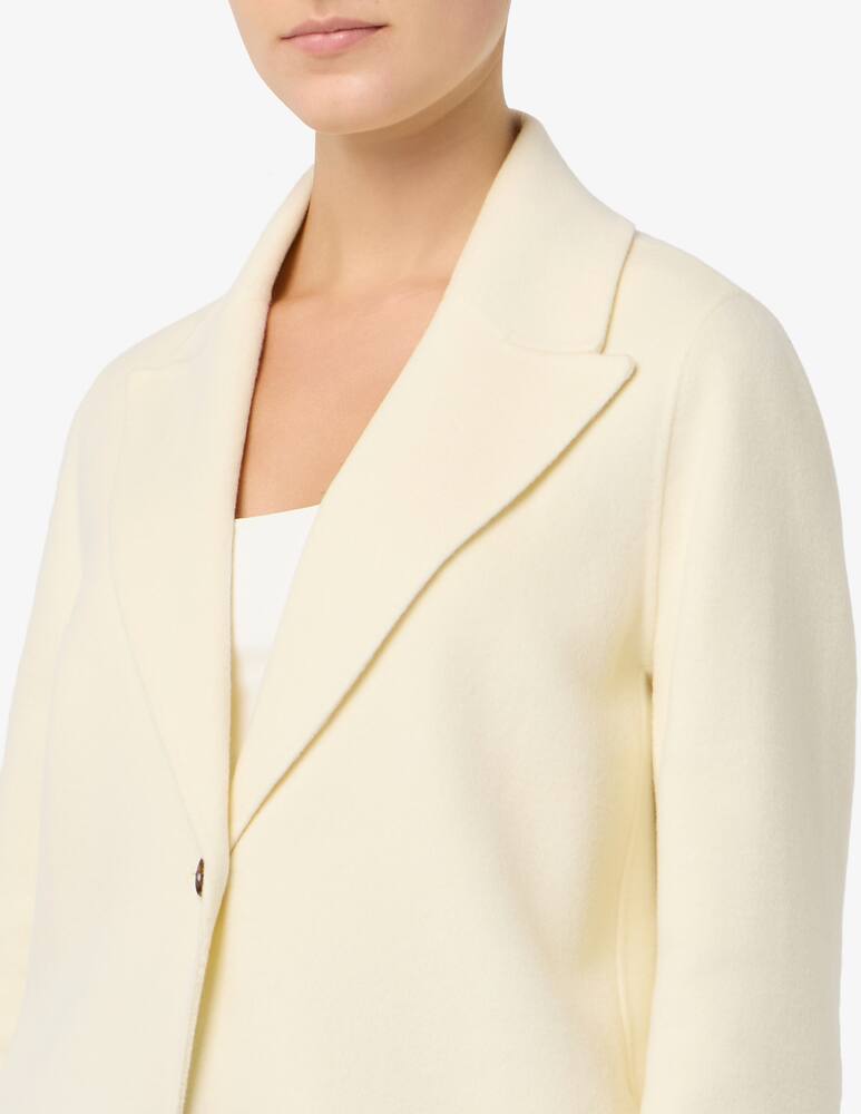 rinascente Marella Cappotto monopetto in misto lana Polka