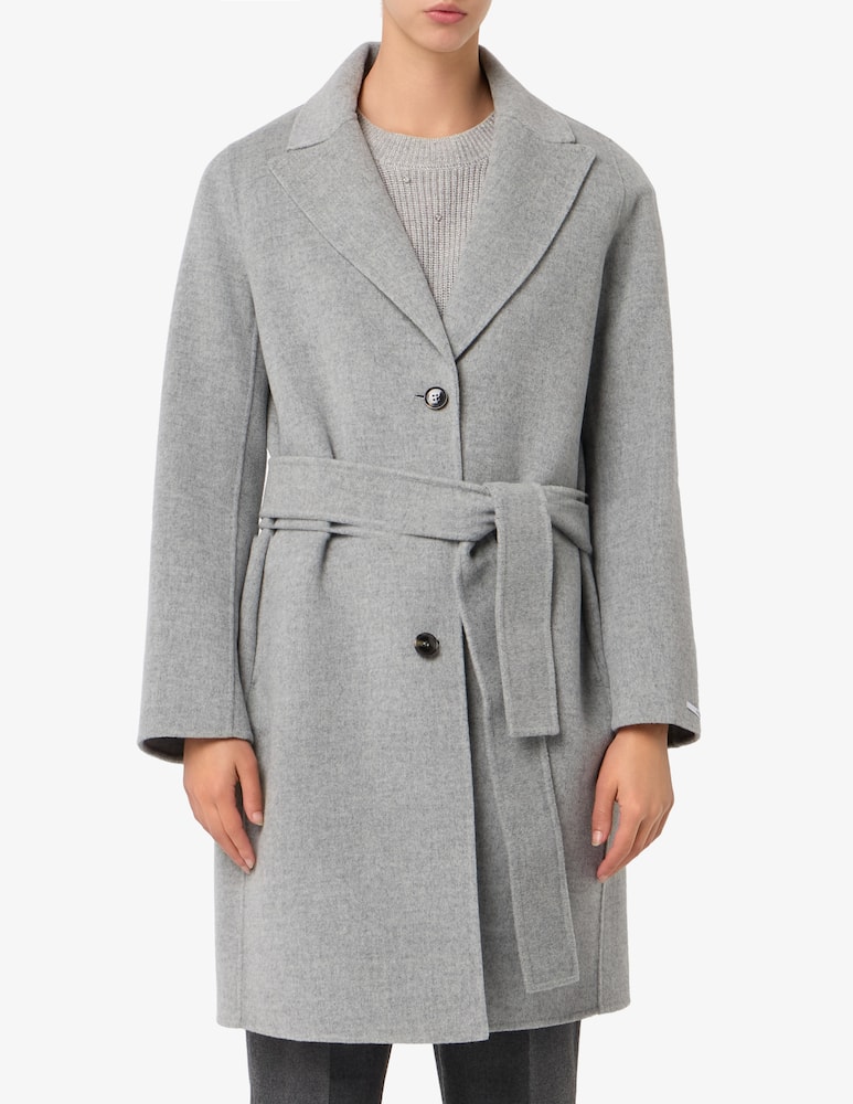 rinascente Marella Polka Belted wool coat