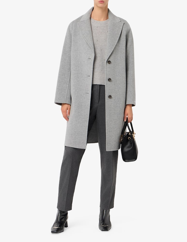 Marella Cappotto monopetto in misto lana Polka - immagine 2 Marella Cappotto monopetto in misto lana Polka - immagine 2