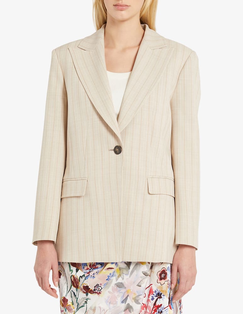 Marella Blazer gessato Facile - immagine 1 Marella Blazer gessato Facile - immagine 1