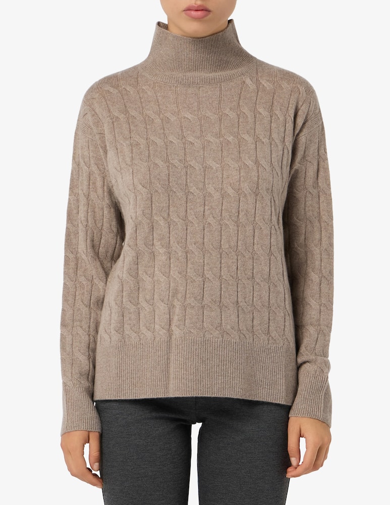 rinascente Marella Lupetto trecce in lana cachemire