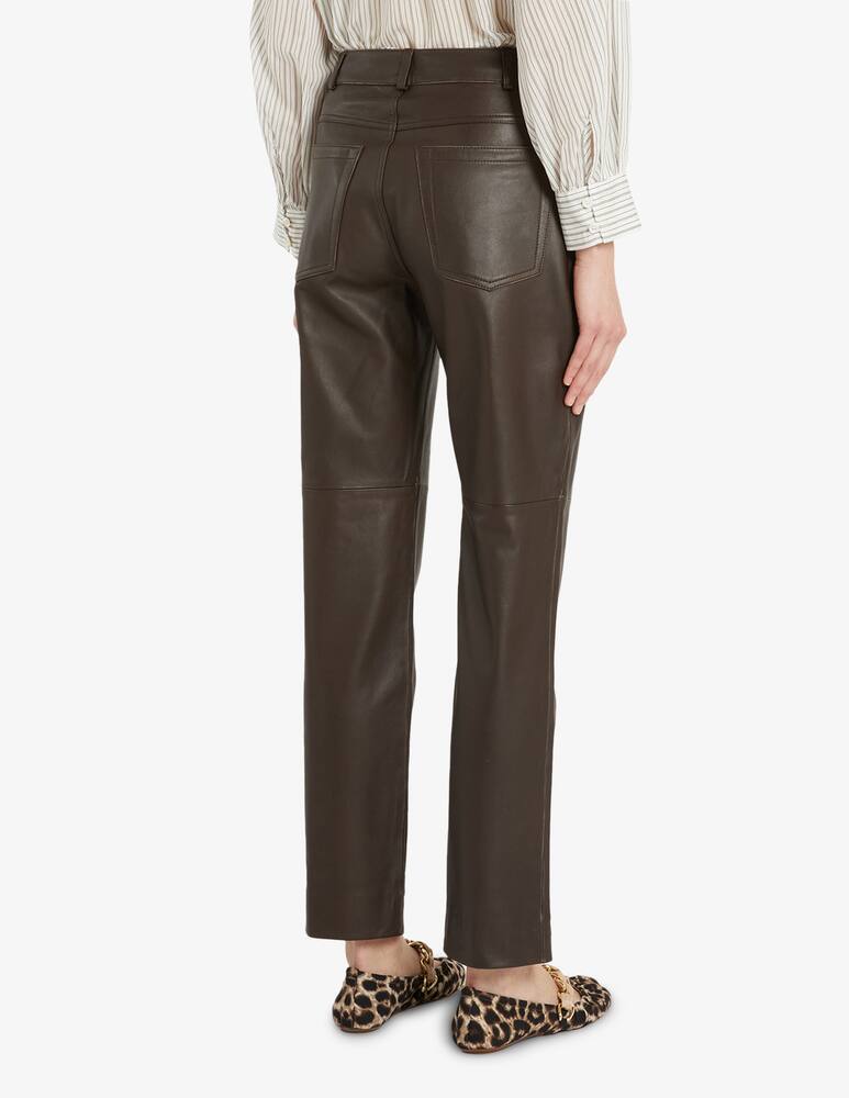 rinascente Marella Doroty leather trousers