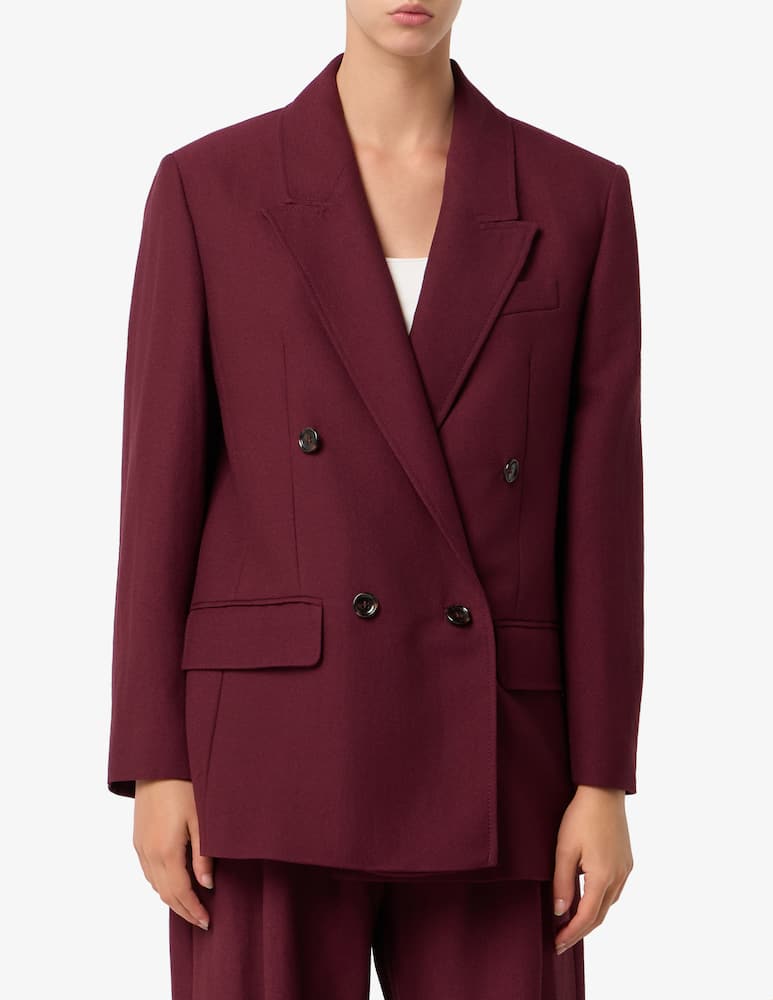 rinascente Marella Blazer in misto lana Fluid