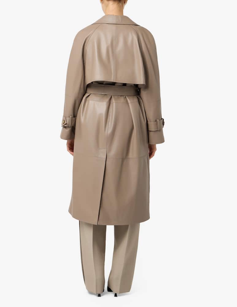 Marella Firstclass leather coat - picture 3 Marella Firstclass leather coat - picture 3
