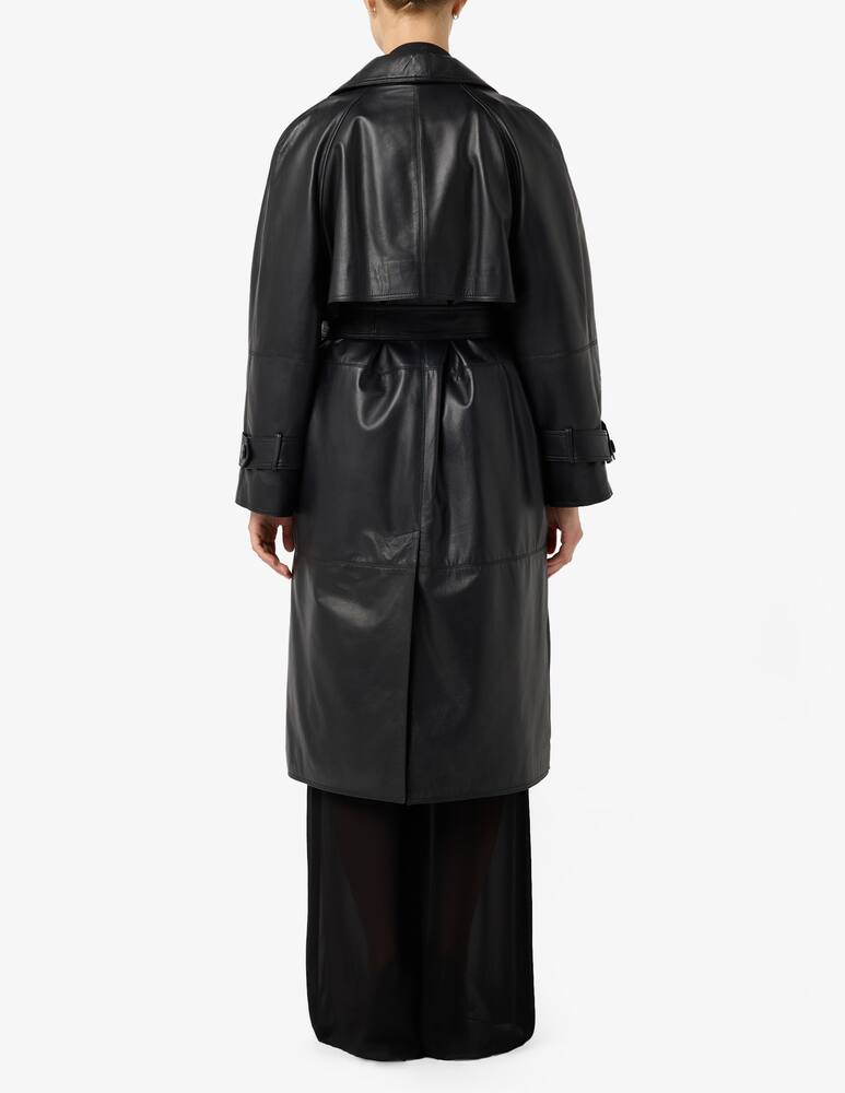 rinascente Marella Firstclass leather trench-coat