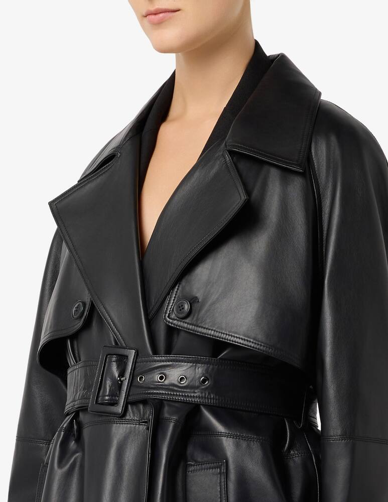 rinascente Marella Firstclass leather trench-coat