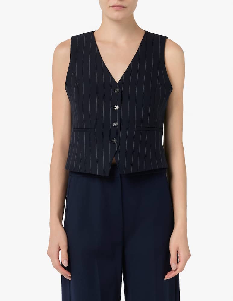 rinascente iBlues Alassio pinstripe gilet