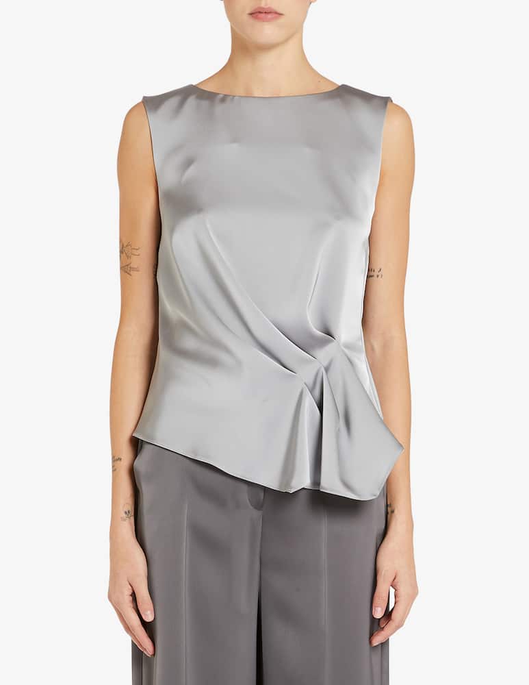 rinascente iBlues Top in raso Noix