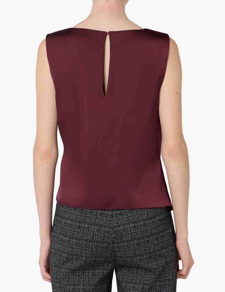 rinascente iBlues Satin drape top