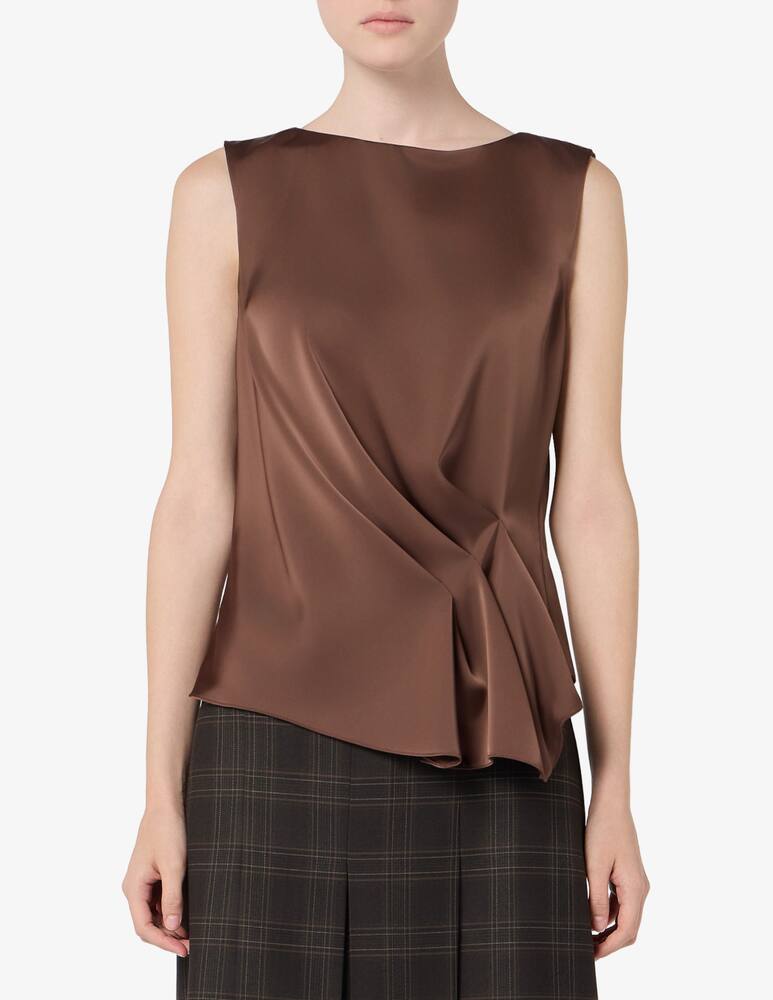 iBlues Satin drape top - picture 1 iBlues Satin drape top - picture 1