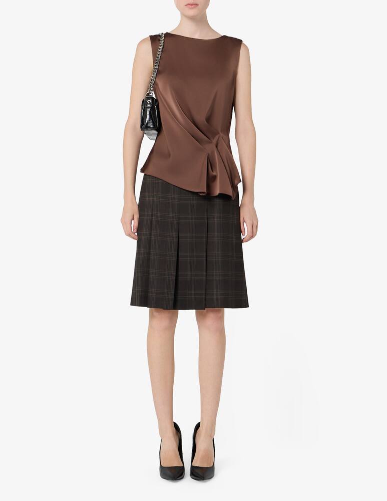 rinascente iBlues Satin drape top