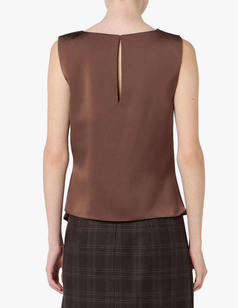 rinascente iBlues Satin drape top