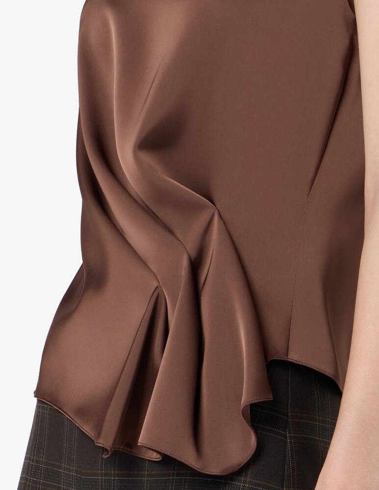 rinascente iBlues Satin drape top