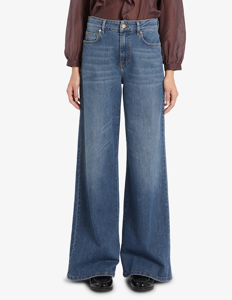 rinascente iBlues Denim palazzo trousers