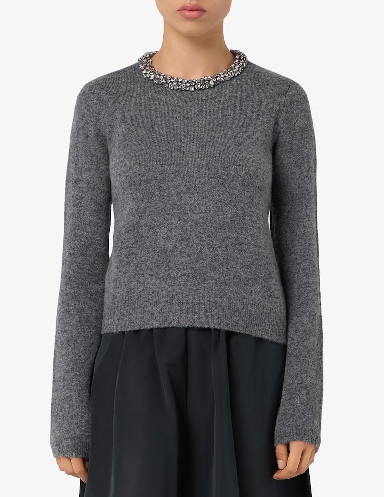 rinascente iBlues Luciana alpaca jewel sweater