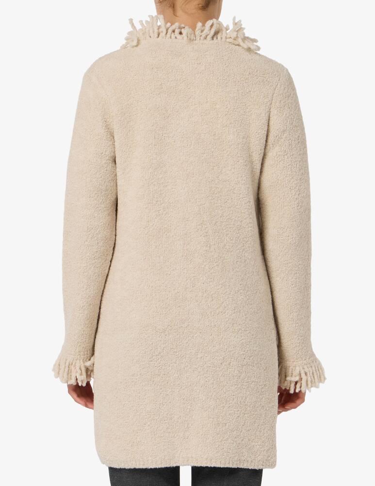 rinascente Marella Cappotto bouclé con frange
