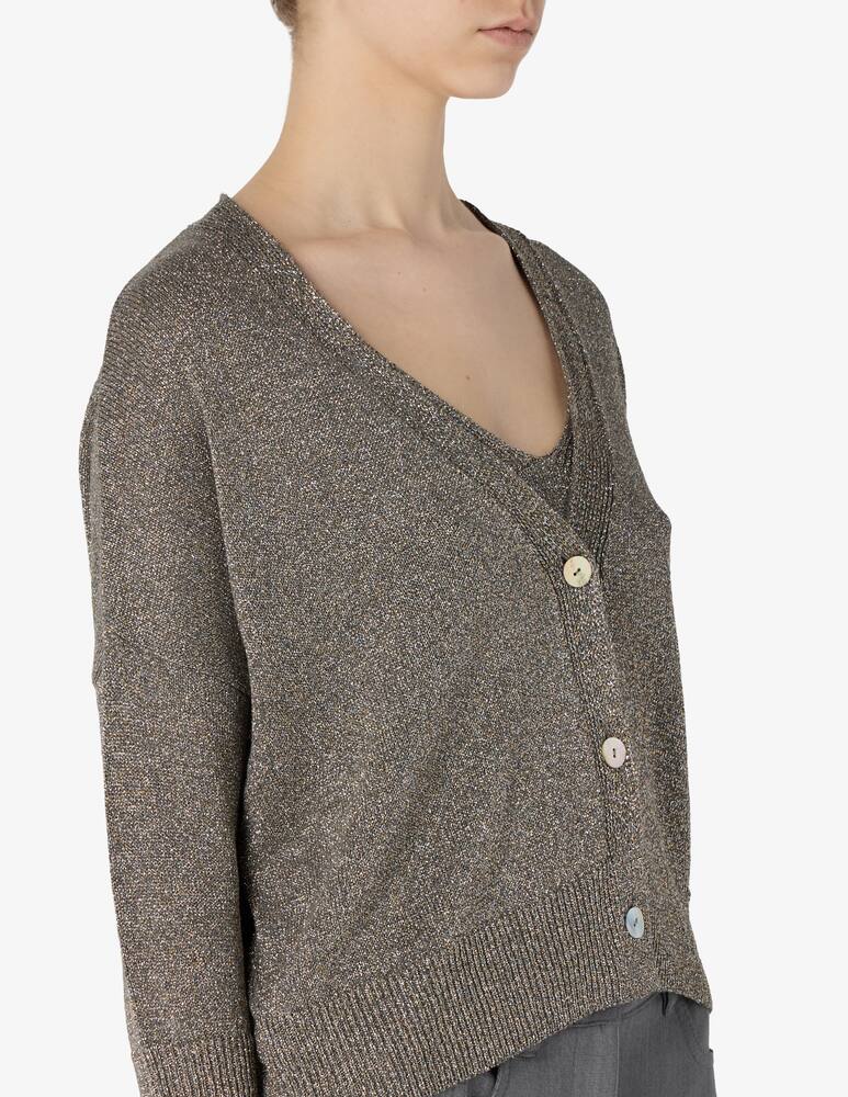 rinascente Marella Ontario lurex cardigan