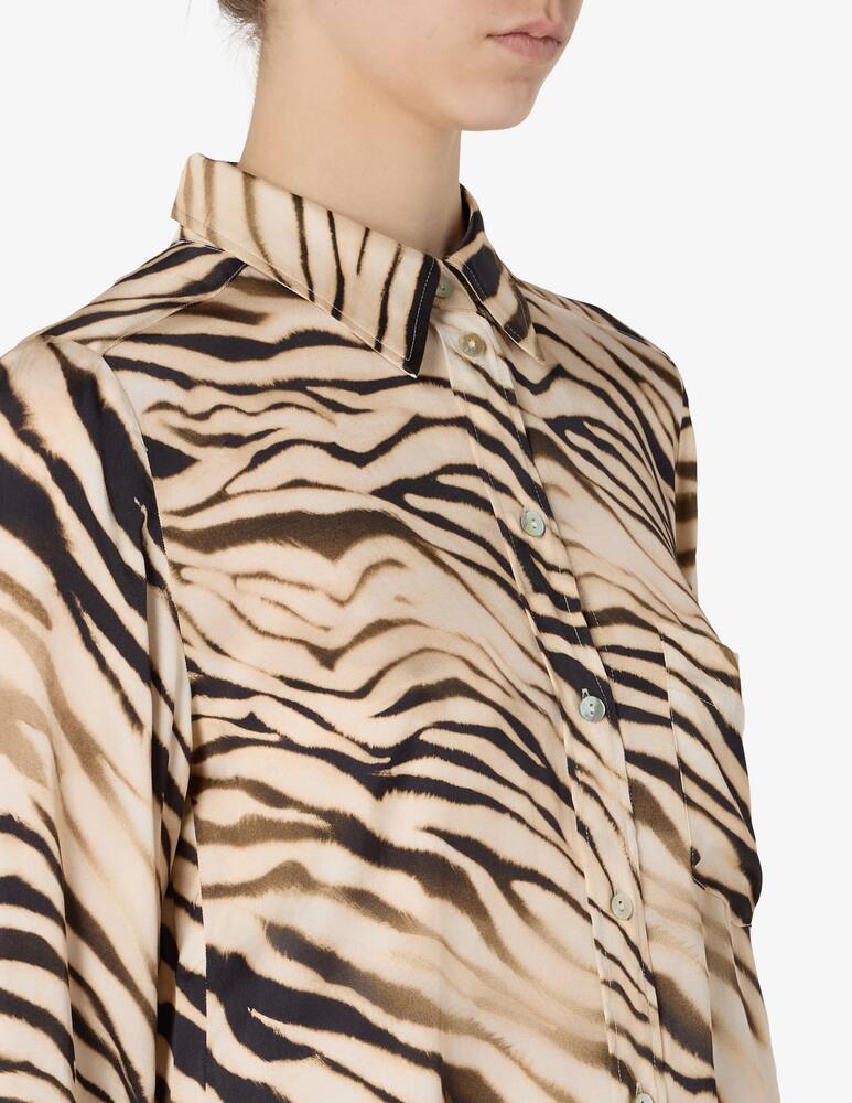 rinascente Marella Cardiff zebra shirt