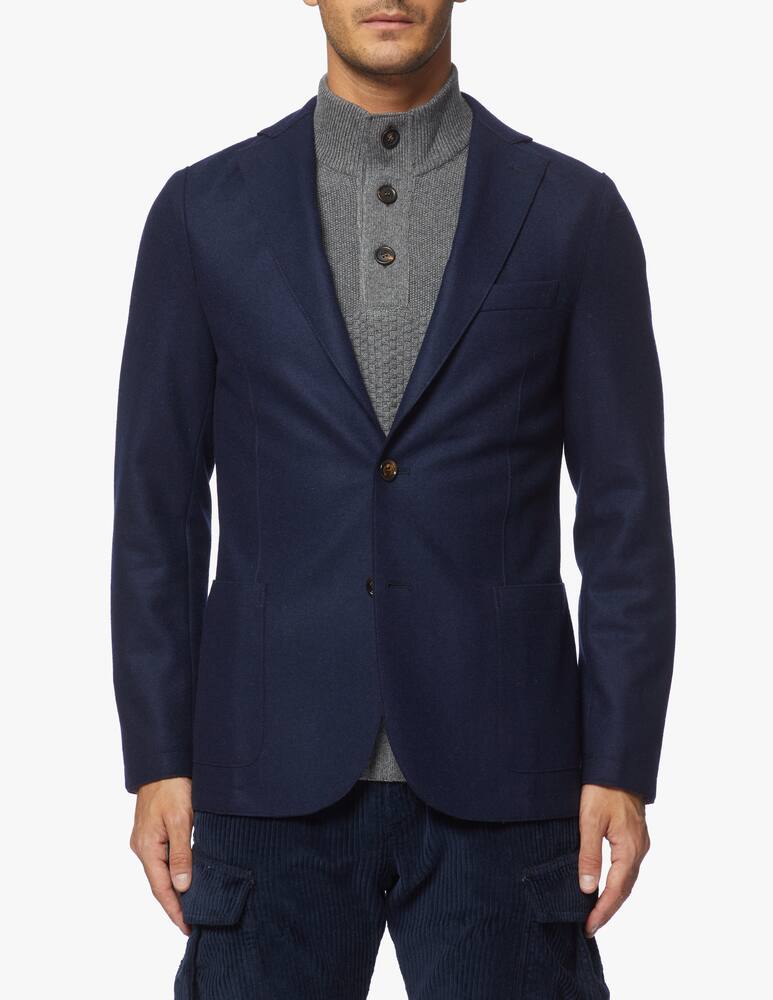 rinascente Eleventy Wool single-breasted blazer jacket