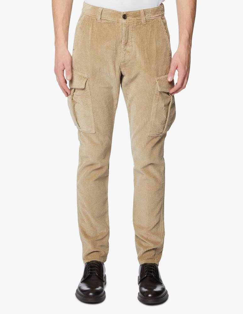 rinascente Eleventy Velvet stone cargo pants