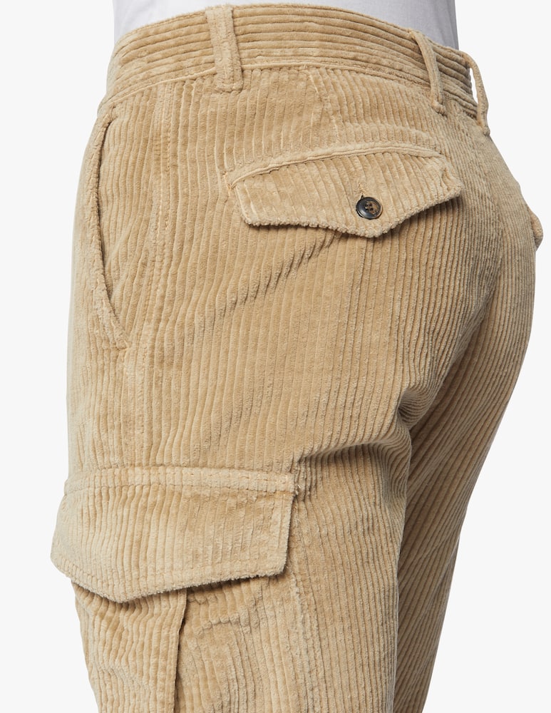 rinascente Eleventy Velvet stone cargo pants