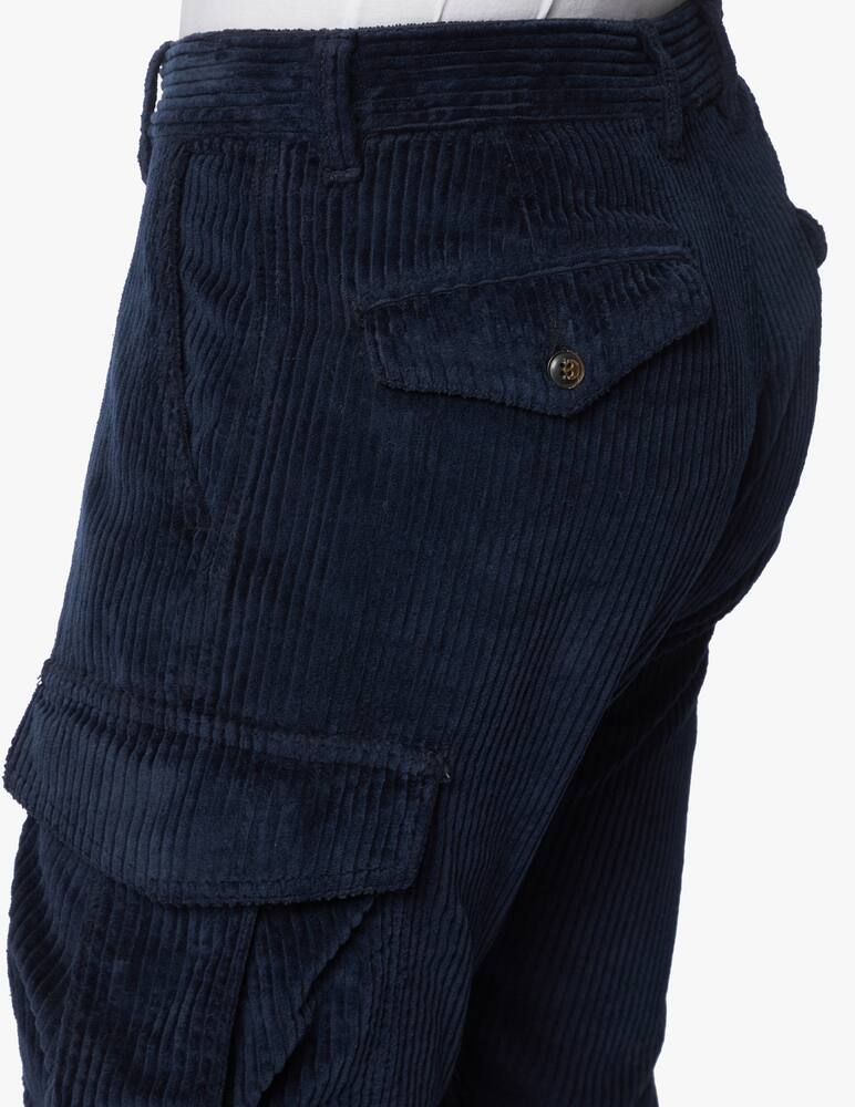 rinascente Eleventy Velvet stone cargo pants